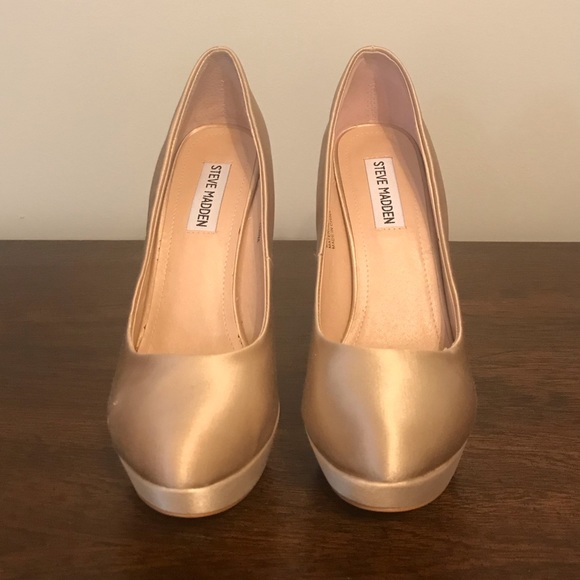 Steve Madden PARTYY-R Rhinestone Platform Heels - Picture 2 of 8